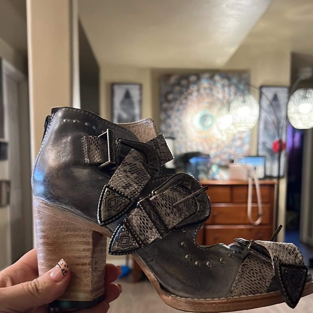 These are free bird by Steven worn once in excellent condition